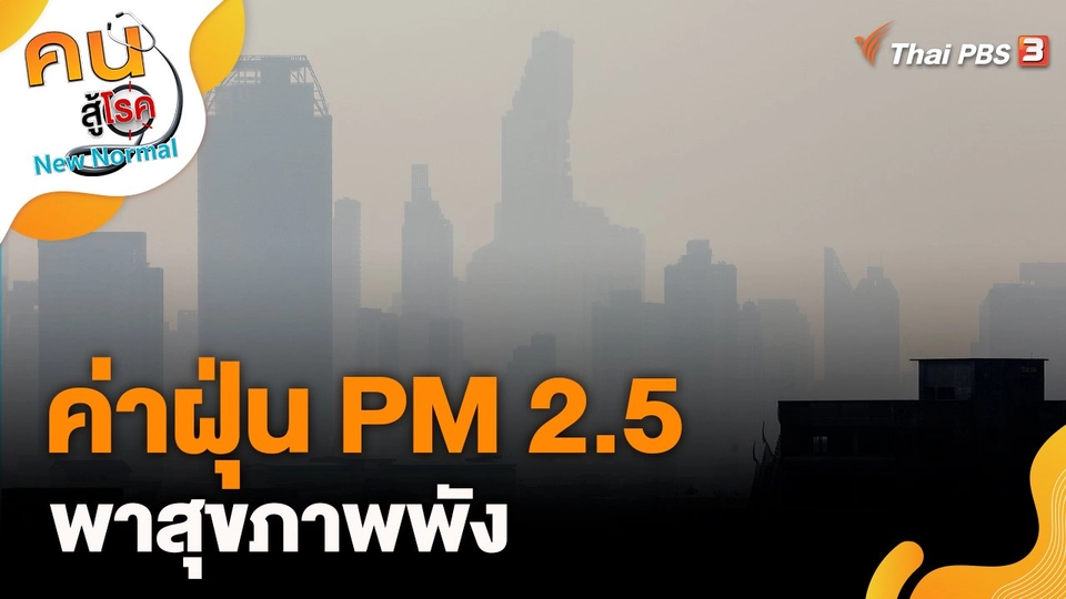 ค่าฝุ่น PM 2.5 พาสุขภาพพัง