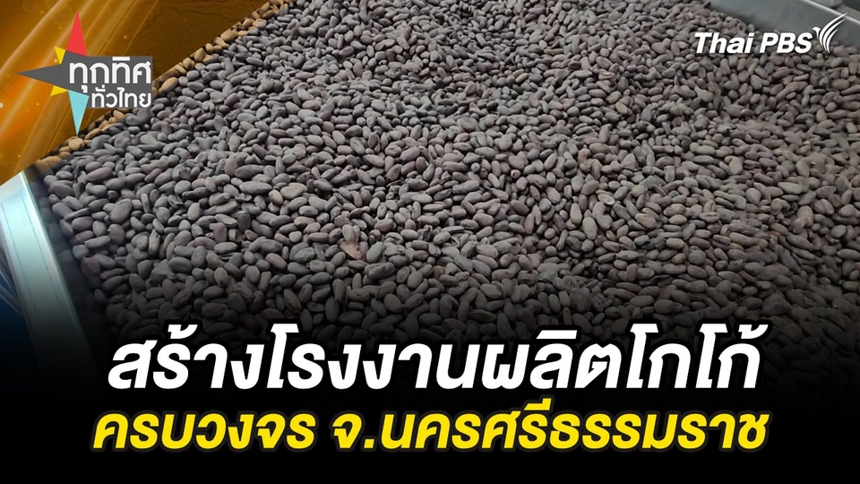 สร้างโรงงานผลิตโกโก้ครบวงจร จ.นครศรีธรรมราช