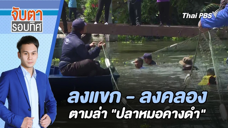 ลงแขก - ลงคลอง ตามล่า "ปลาหมอคางดำ" | จับตารอบทิศ | 9 ก.ค. 67