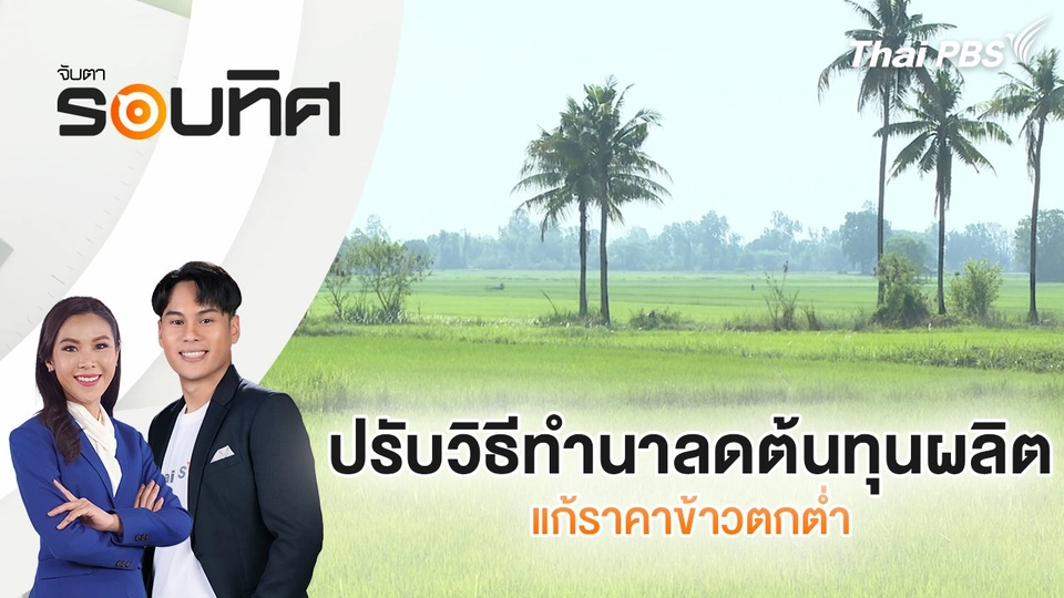 ปรับวิธีทำนาลดต้นทุนผลิต แก้ราคาข้าวตกต่ำ | จับตารอบทิศ | 6 มี.ค. 68