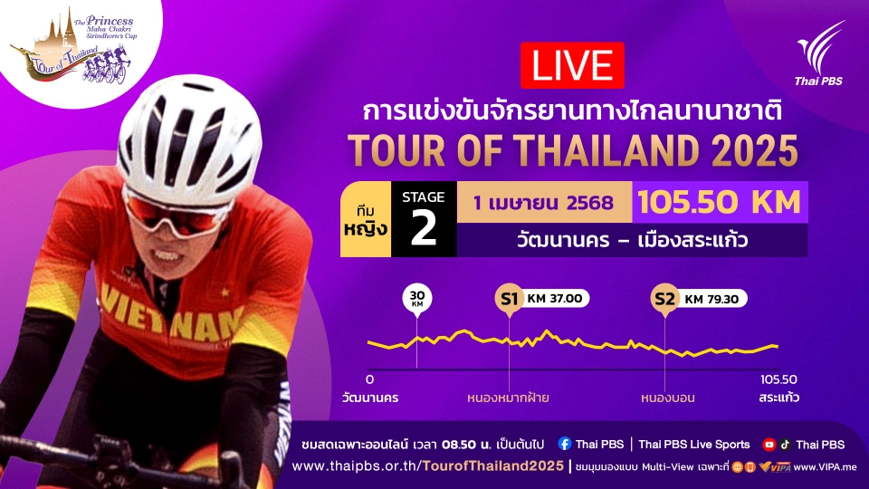 ทีมหญิง สเตจที่ 2 วัฒนานคร – เมืองสระแก้ว