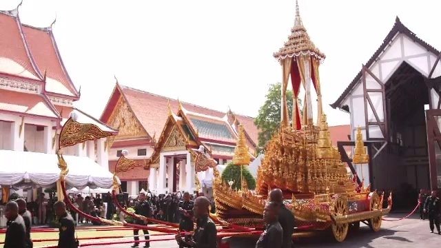 พิธีบวงสรวงการอัญเชิญราชรถ และพระยานมาศ