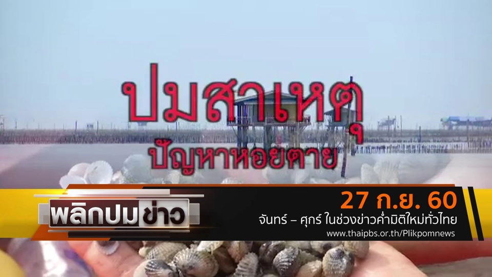 ปมสาเหตุปัญหาหอยตาย