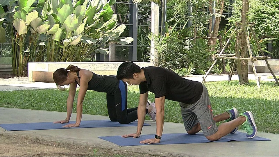 ท่าออกกำลังกายลดหน้าท้อง