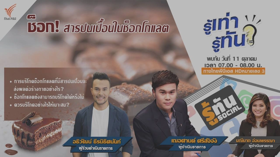 ช็อก! สารปนเปื้อนในช็อกโกแลต