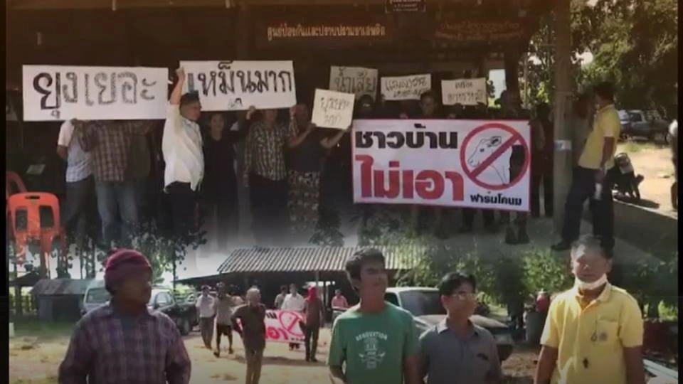 ผลกระทบจากฟาร์มโคนม อ.เมือง จ.กาญจนบุรี