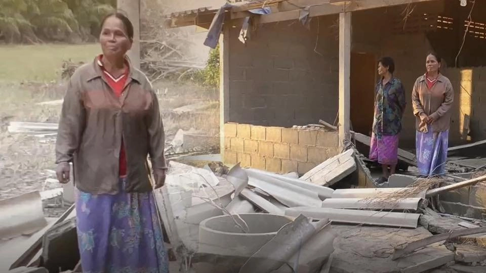 เร่งซ่อมพนังกั้นแม่น้ำตรัง จ.ตรัง