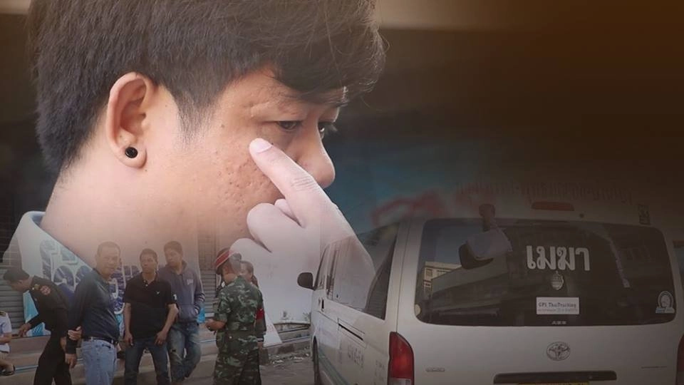 เรียกสอบคนขับรถตู้โดยสาร หลังปาดหน้าไล่แทง คู่กรณี อ.บ้านโป่ง จ.ราชบุรี