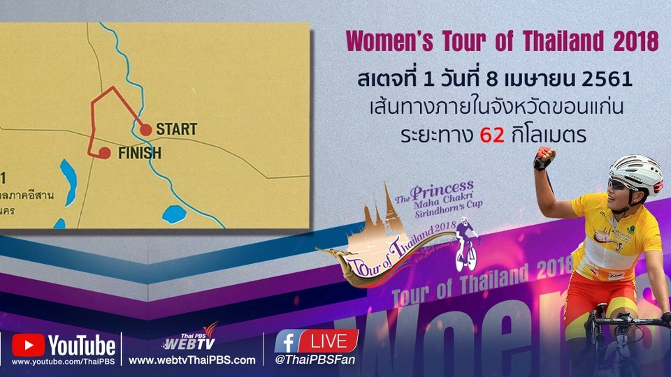 Women’s Tour of Thailand 2018 : สเตจที่ 1 (ช่วงที่ 2)