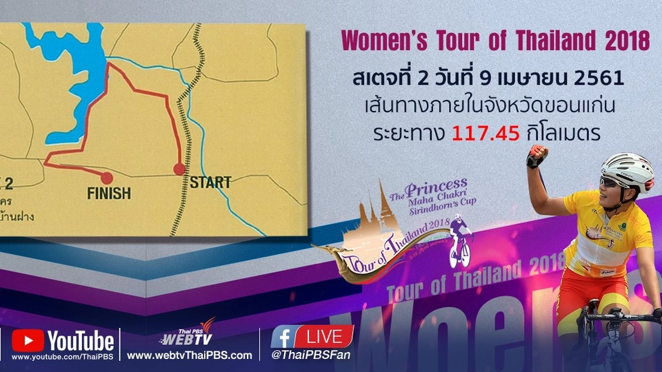 Women’s Tour of Thailand 2018 : สเตจที่ 2