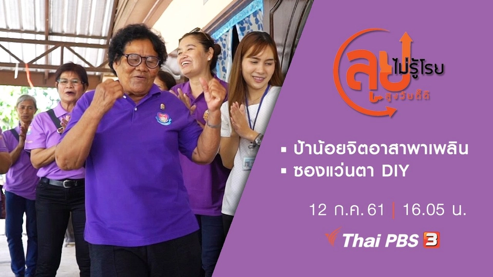 ป้าน้อยจิตอาสาพาเพลิน/ ซองใส่แว่นตา DIY สไตล์ สว.