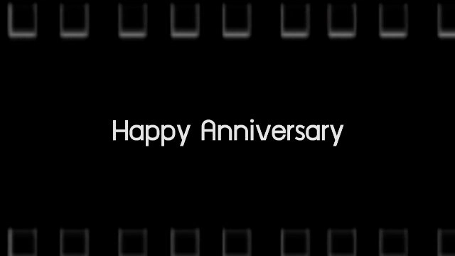 Happy Anniversary