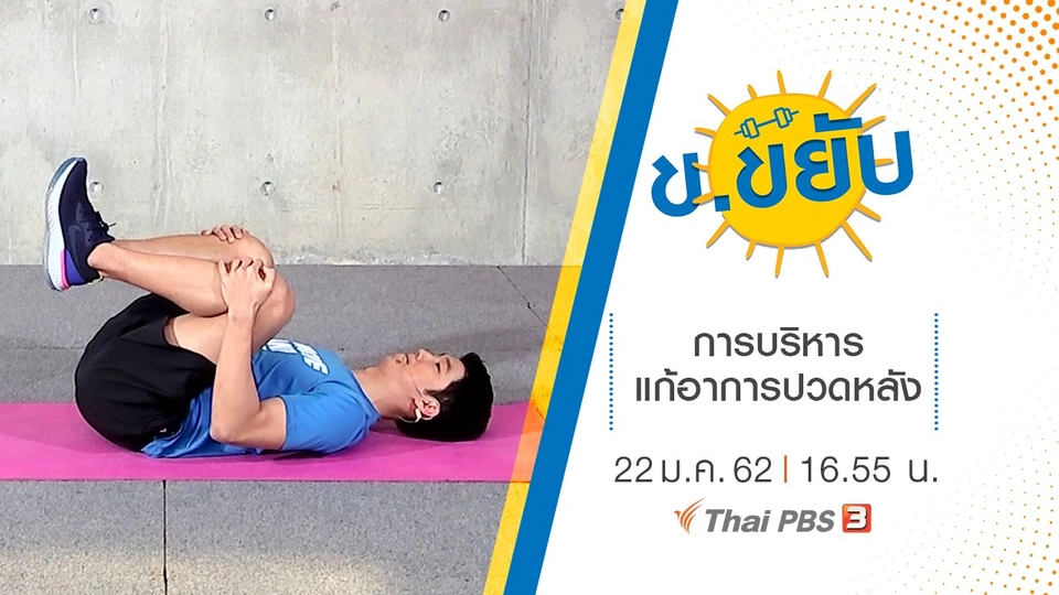 การบริหารแก้อาการปวดหลัง