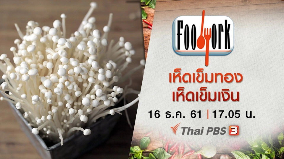 เห็ดเข็มทอง เห็ดเข็มเงิน