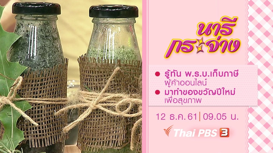 รู้ทัน พ.ร.บ.เก็บภาษีผู้ค้าออนไลน์, มาทำของขวัญปีใหม่เพื่อสุขภาพ