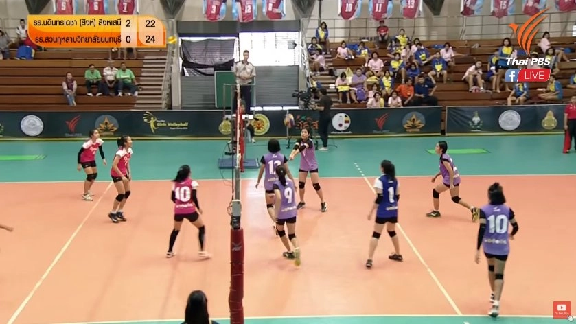 โรงเรียนบดินทรเดชา (สิงห์ สิงหเสนี) vs โรงเรียนสวนกุหลาบวิทยาลัยนนทบุรี