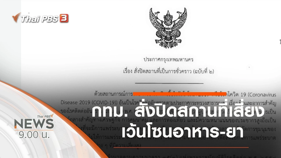 ประเด็นข่าว (22 มี.ค. 63)