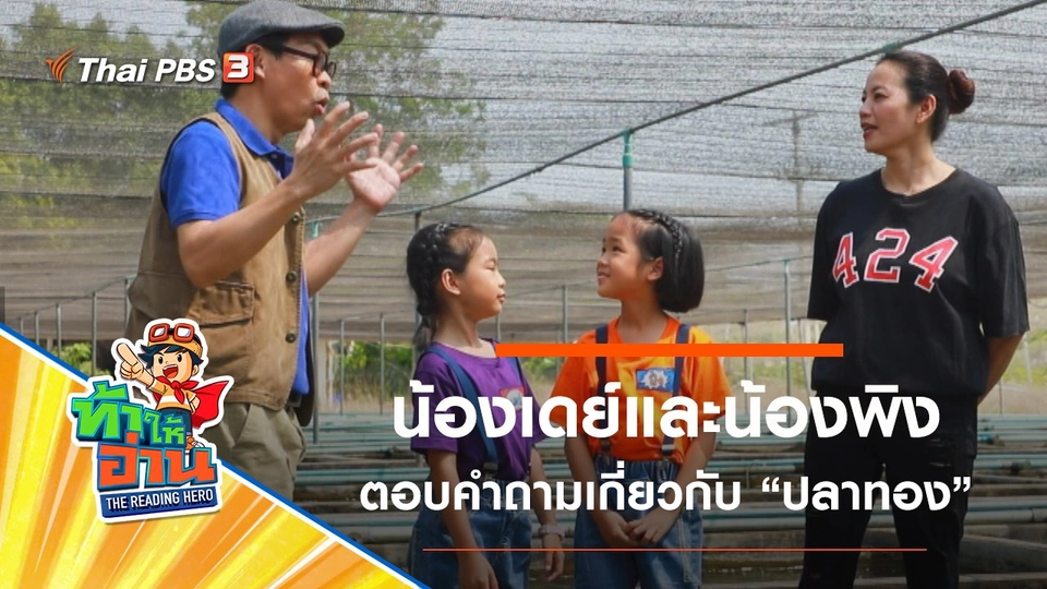 ปลาทอง : น้องเดย์และน้องพิง