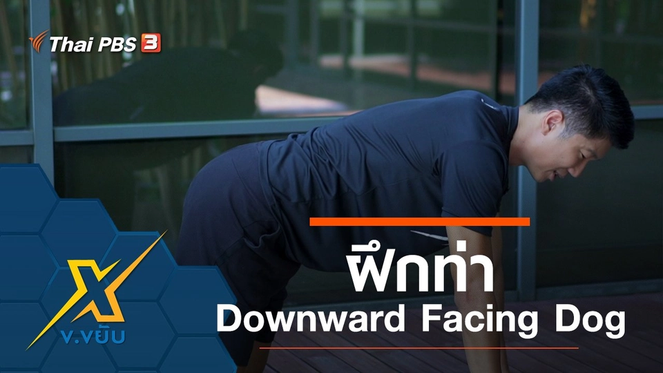 ฝึกท่า Downward Facing Dog