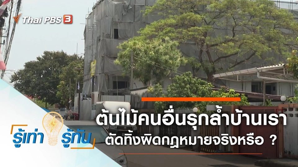 ต้นไม้คนอื่นรุกล้ำบ้านเรา ตัดทิ้งผิดกฎหมายจริงหรือ ?