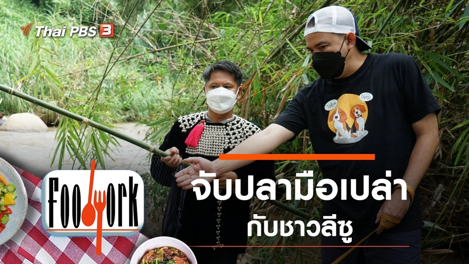 จับปลามือเปล่ากับชาวลีซู