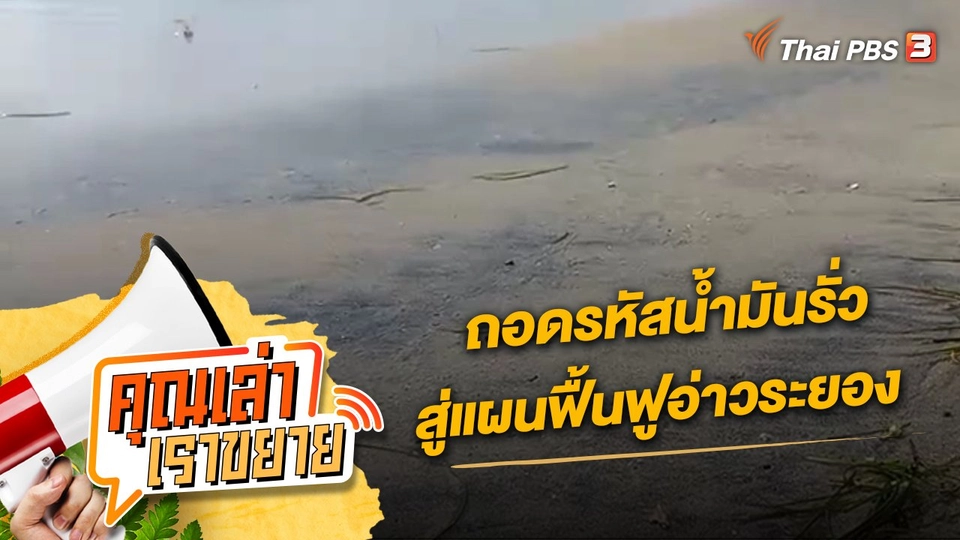 ถอดรหัสน้ำมันรั่ว สู่แผนฟื้นฟูอ่าวระยอง