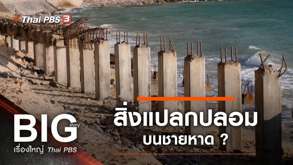 สิ่งแปลกปลอม บนชายหาด ?