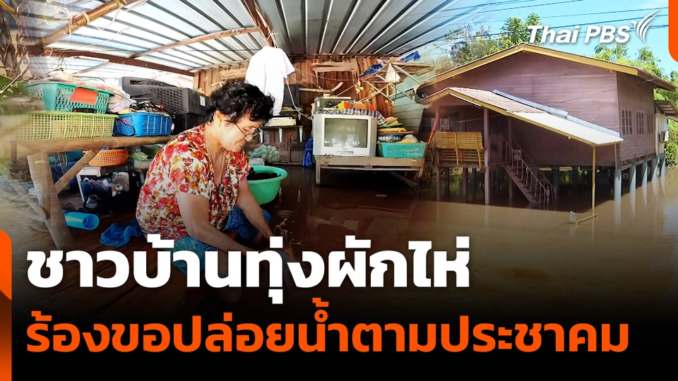 ชาวบ้าน "ทุ่งผักไห่" ร้องขอปล่อยน้ำตามประชาคม