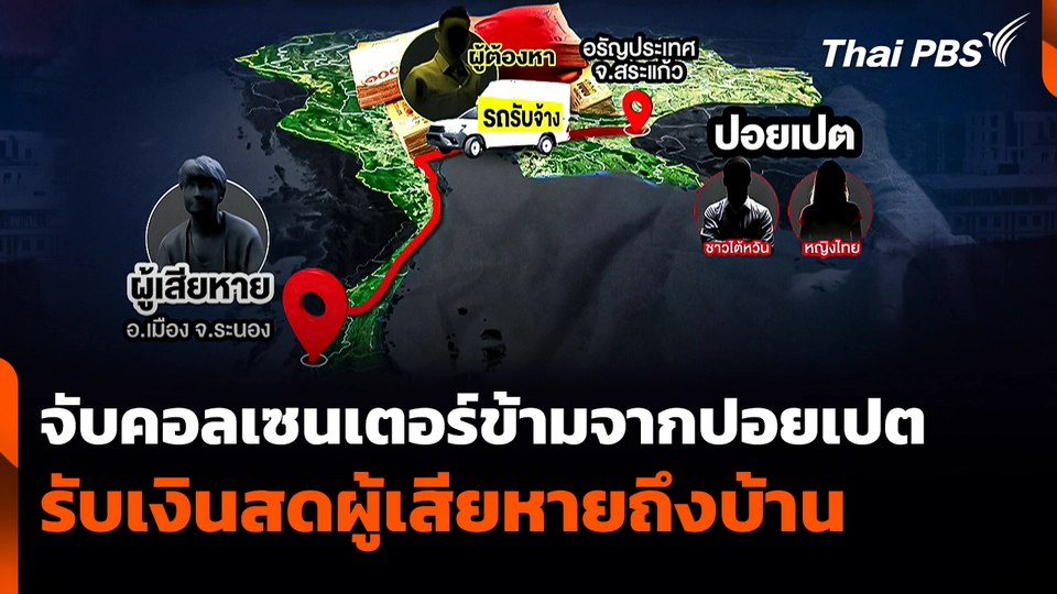 จับคอลเซนเตอร์ส่งคนรับเงินสดผู้เสียหายถึงบ้าน