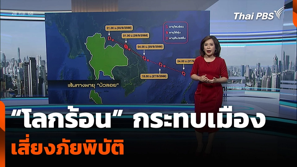 “โลกร้อน” กระทบเมือง เสี่ยงภัยพิบัติ