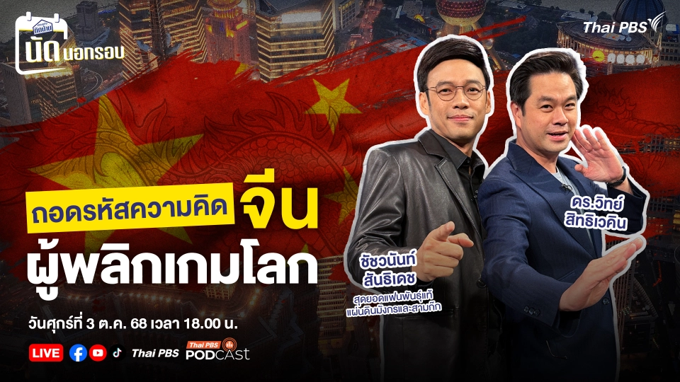 เศรษฐกิจติดบ้าน #นัดนอกรอบ EP.5 : ถอดรหัสความคิด จีนผู้พลิกเกมโลก