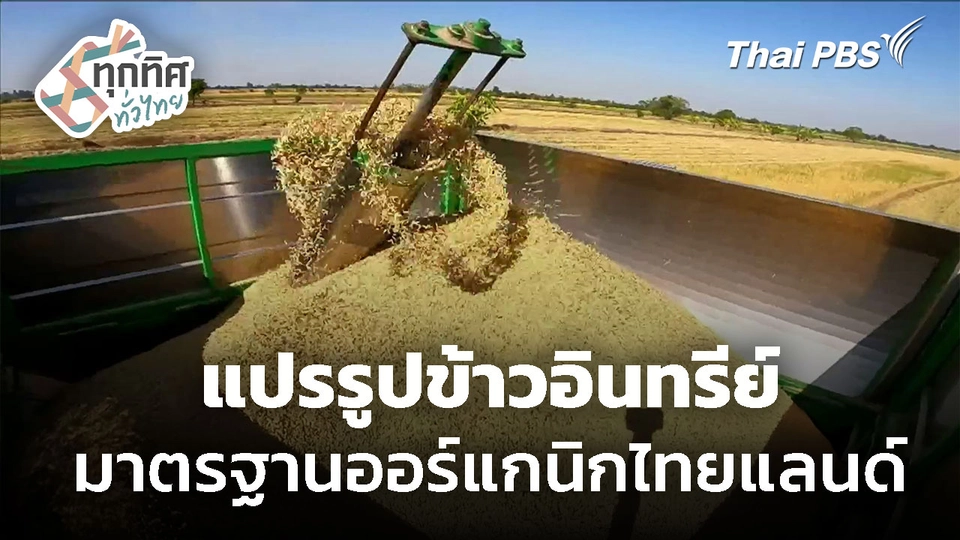 แปรรูปข้าวอินทรีย์ มาตรฐานออร์แกนิกไทยแลนด์ จ.นครสวรรค์