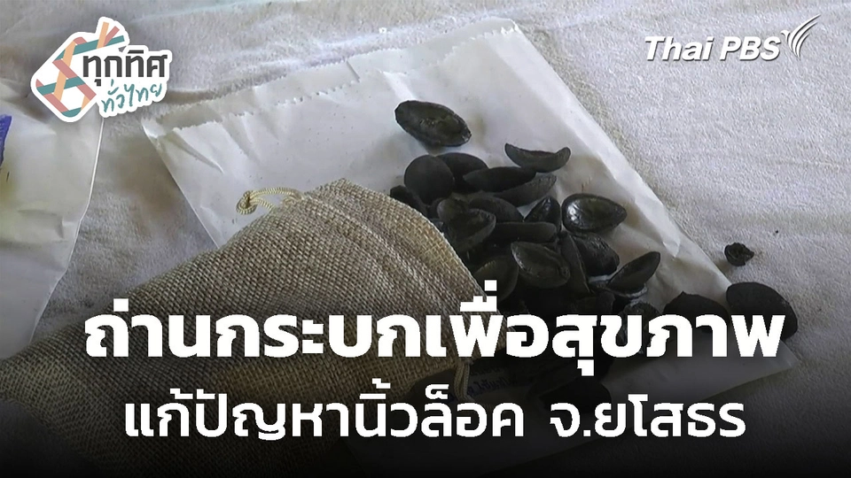 ผลิตถ่านกระบกเพื่อสุขภาพ จ.ยโสธร