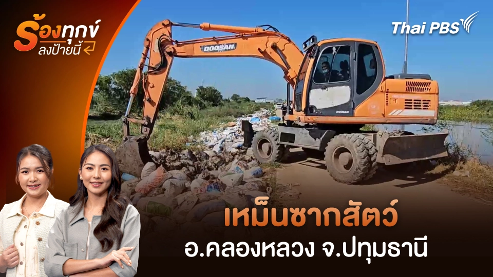 เหม็นซากสัตว์ อ.คลองหลวง จ.ปทุมธานี