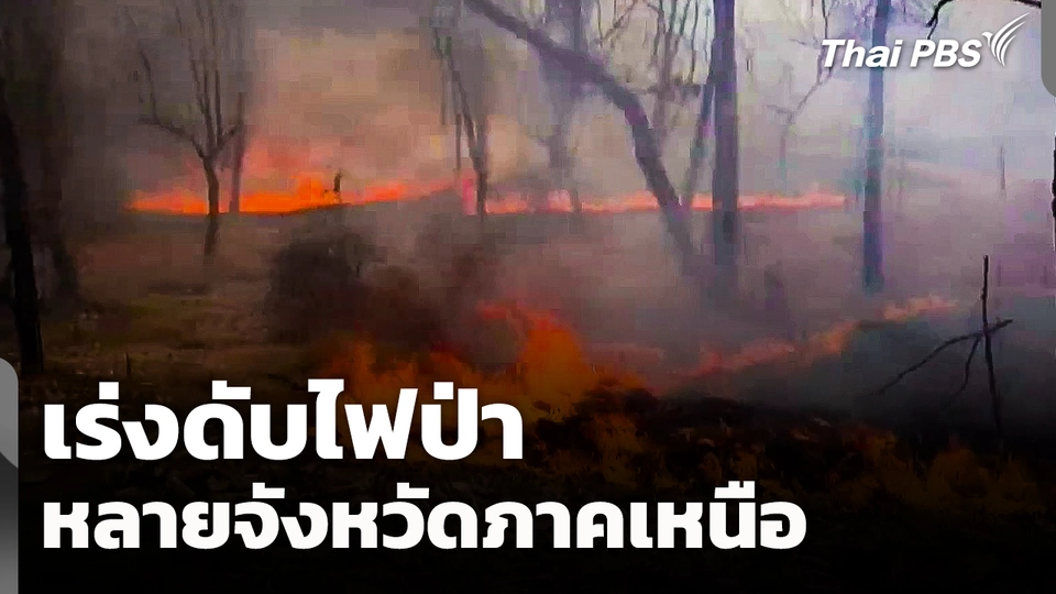 เร่งดับไฟป่า หลายจังหวัดภาคเหนือ