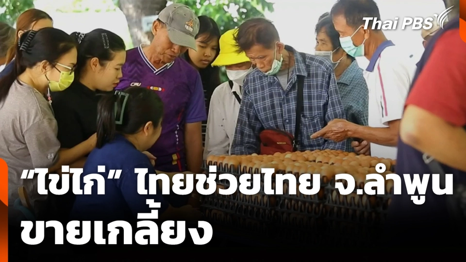 “ไข่ไก่” ไทยช่วยไทย จ.ลำพูน ขายเกลี้ยง