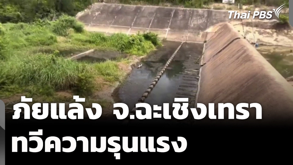 ภัยแล้ง จ.ฉะเชิงเทรา ทวีความรุนแรง