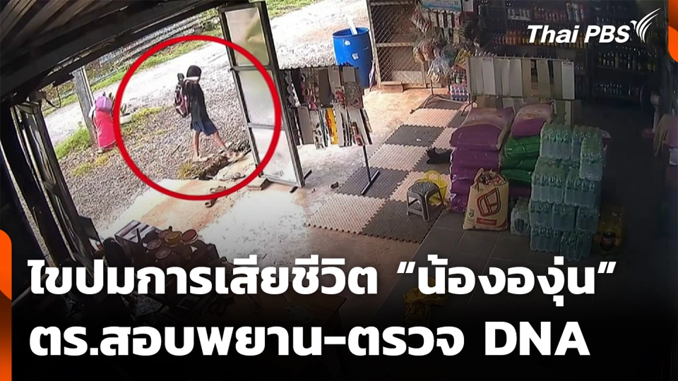 ไขปมการเสียชีวิต “น้ององุ่น” ตร.สอบพยาน-ตรวจ DNA