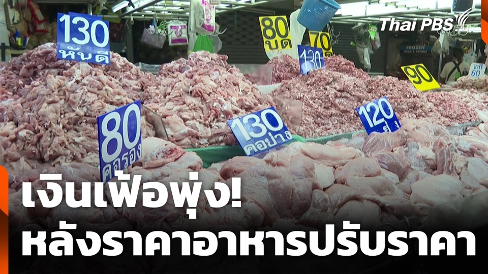 เงินเฟ้อพุ่ง! หลังราคาอาหารปรับราคา