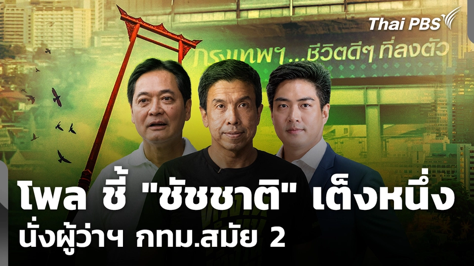 ดุสิตโพล ชี้ "ชัชชาติ" เต็งหนึ่ง นั่งผู้ว่าฯ กทม.สมัย 2