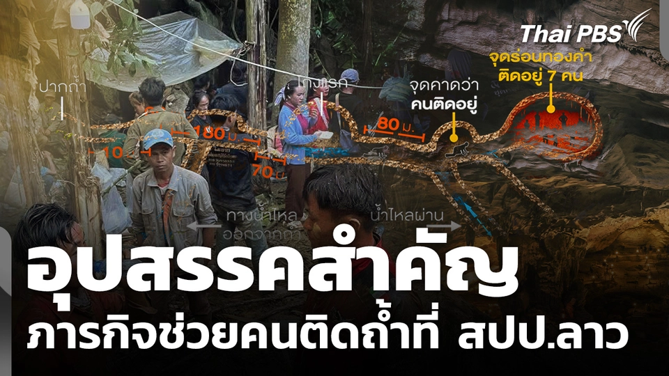 อุปสรรคสำคัญ ภารกิจช่วยคนติดถ้ำ เมืองล่องแจ้ง แขวงไซสมบูรณ์ สปป.ลาว