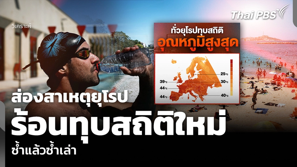 วิเคราะห์: ส่องสาเหตุยุโรป ร้อนทุบสถิติใหม่ ซ้ำแล้วซ้ำเล่า