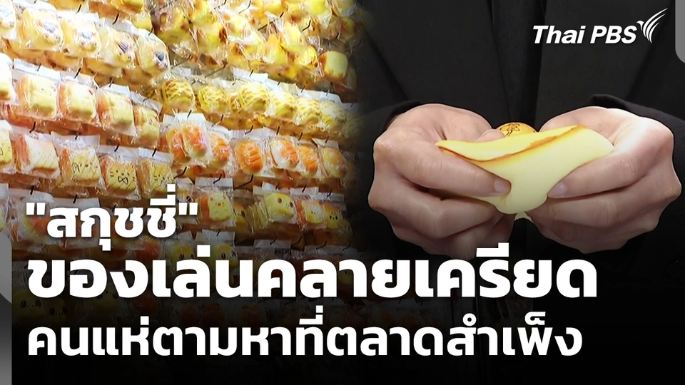 "สกุชชี่" ของเล่นคลายเครียดกลับมาได้รับความนิยม