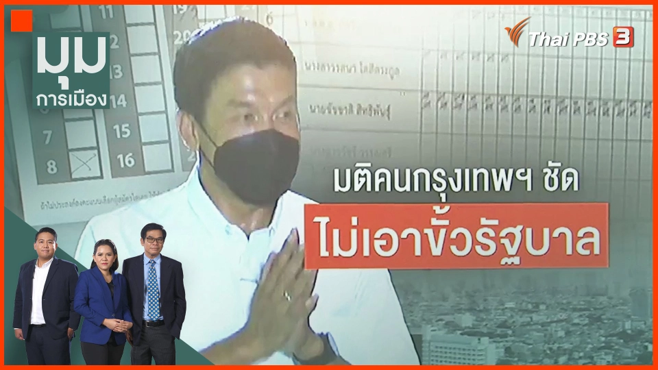 ​มติคนกรุงเทพฯ ชัด ไม่เอาขั้วรัฐบาล