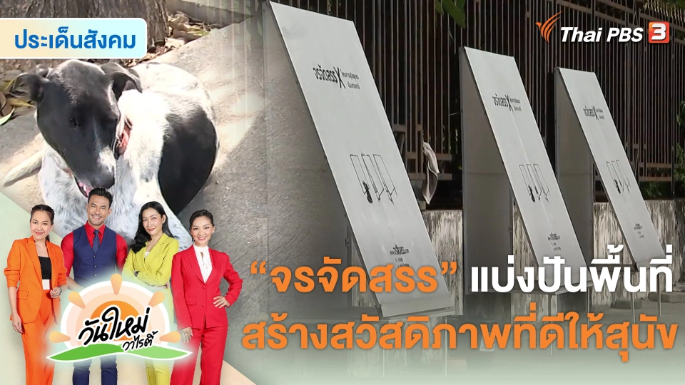 ประเด็นสังคม : “จรจัดสรร” แบ่งปันพื้นที่สร้างสวัสดิภาพที่ดีให้สุนัข