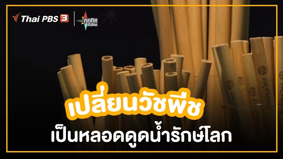 ​อาชีพทั่วไทย :เปลี่ยนวัชพืชเป็นหลอดดูดน้ำรักษ์โลก จ.นครศรีธรรมราช