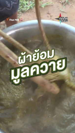 ผ้าย้อมมูลควาย