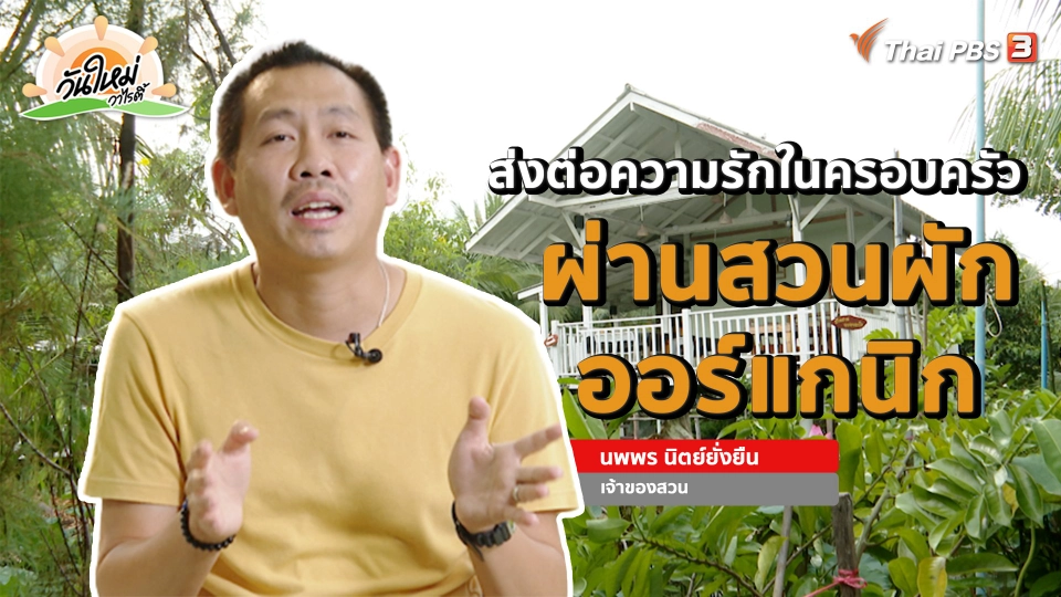 ​พอดีพอเพียง : ส่งต่อความรักในครอบครัวผ่านสวนผักออร์แกนิก