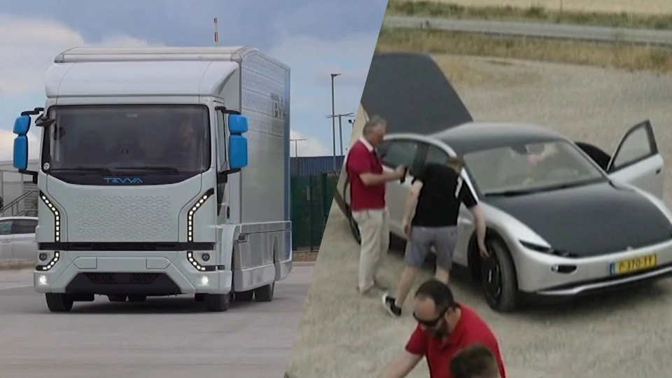 2 นวัตกรรมรักษ์โลก "รถบรรทุกพลังงานไฟฟ้า-ไฮโดรเจน" และ "รถพลังงานแสงอาทิตย์"