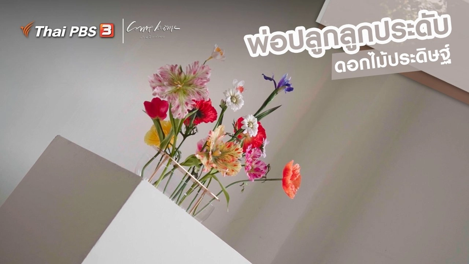 เรื่องเล่าคนกลับบ้าน : พ่อปลูกลูกประดับ ดอกไม้ประดิษฐ์